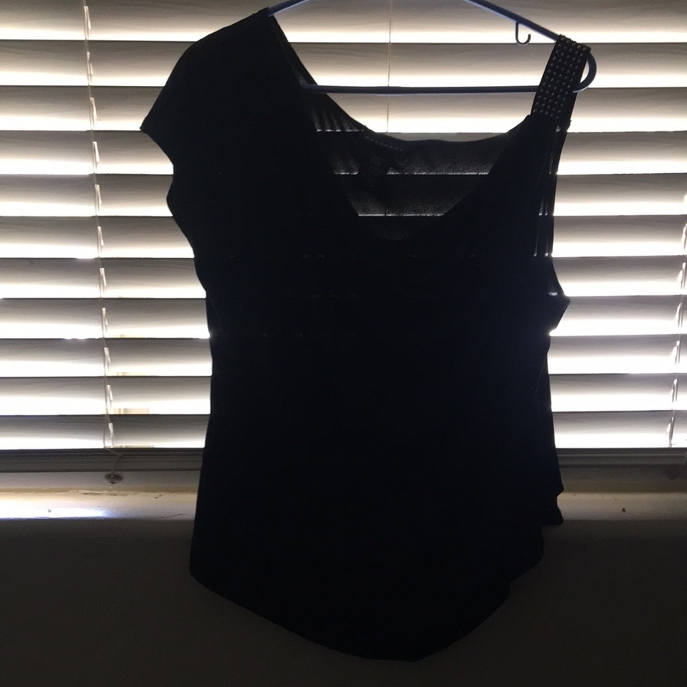 Bling one shoulder top
